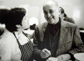 Alfred Biolek with Lea Linster